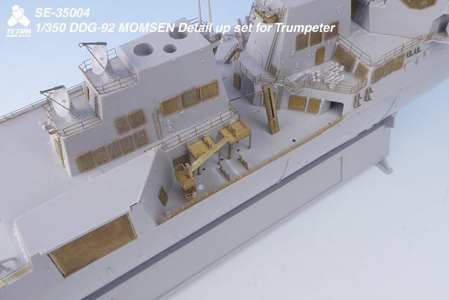 1/350 现代美国 DDG-92 莫森号驱逐舰改造蚀刻片(配小号手)