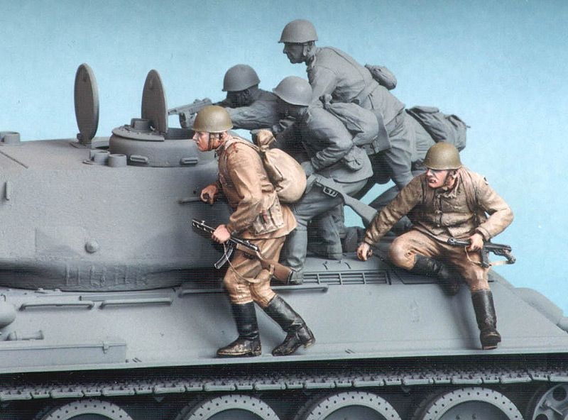 1/35 二战苏联机械化步兵组(1)"1943-45年夏季"