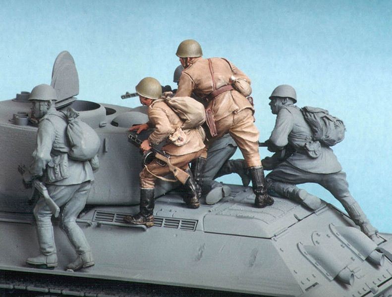 1/35 二战苏联机械化步兵组(2)"1943-45年夏季"