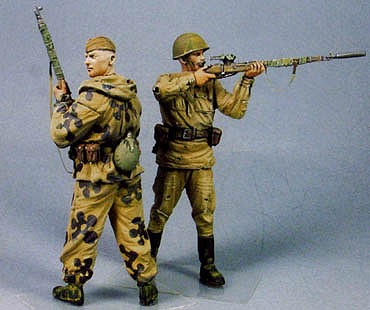 1/35 二战苏联狙击手组(1)"1942年夏季"
