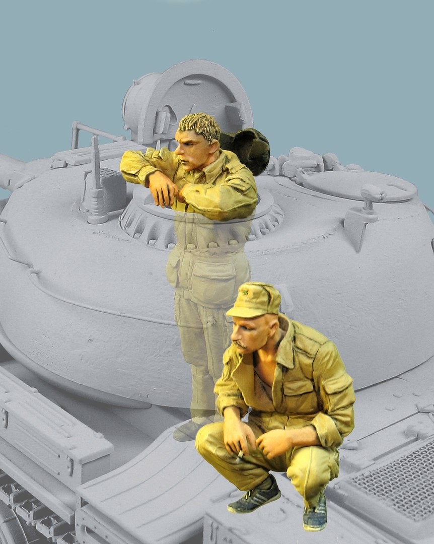 1/35 现代苏联坦克乘员组(1)"入侵阿富汗"