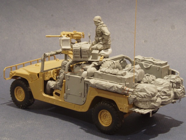 1/35 现代美国特种兵与悍马装甲车改造件"阿富汗战争"