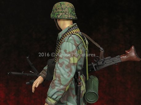 1/16 二战德国步兵机枪手"第12党卫军装甲师"