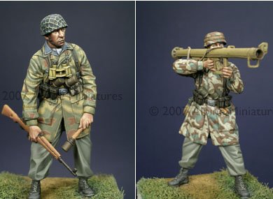 1/35 二战德国伞兵反坦克团队 - 点击图像关闭