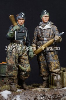 1/35 二战德国党卫军战车乘员组