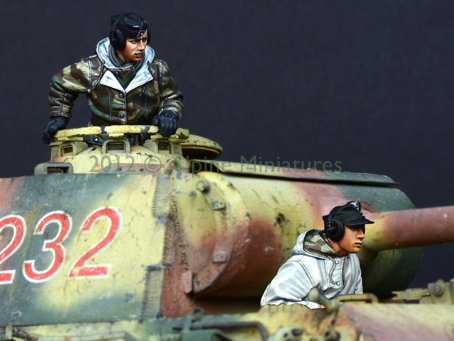 1/35 二战德国豹式中型坦克乘员组