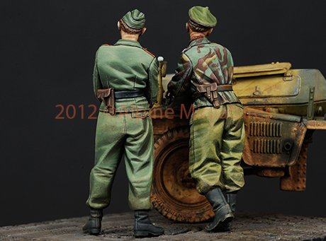 1/35 二战德国武装党卫军战车乘员组 - 点击图像关闭