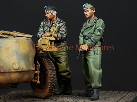 1/35 二战德国武装党卫军战车乘员组 - 点击图像关闭