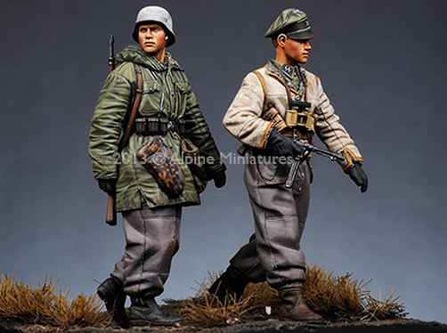 1/35 二战德国党卫军掷弹兵组 - 点击图像关闭