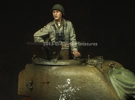 1/35 二战美国第3装甲师坦克乘员(1) - 点击图像关闭