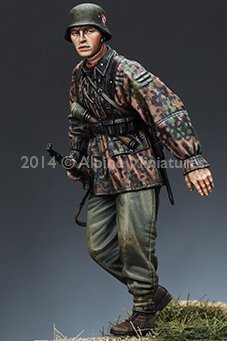 1/35 二战德国武装党卫军步兵(1) - 点击图像关闭