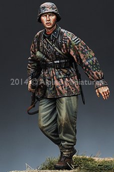 1/35 二战德国武装党卫军步兵(1) - 点击图像关闭