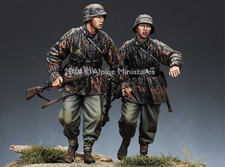 1/35 二战德国武装党卫军步兵组 - 点击图像关闭