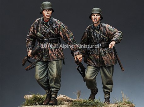 1/35 二战德国武装党卫军步兵组 - 点击图像关闭