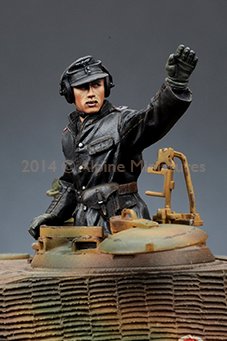 1/35 二战德国党卫军战车指挥官组(2人)