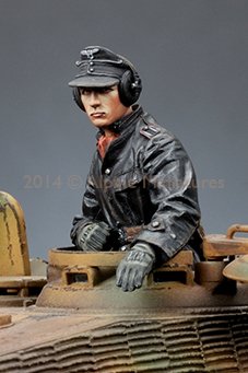 1/35 二战德国党卫军战车指挥官组(2人)