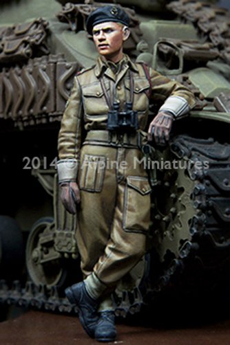 1/35 二战英国皇家装甲团战车乘员组 - 点击图像关闭