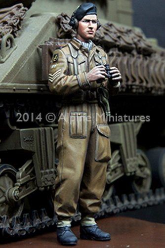 1/35 二战英国皇家装甲团战车乘员组