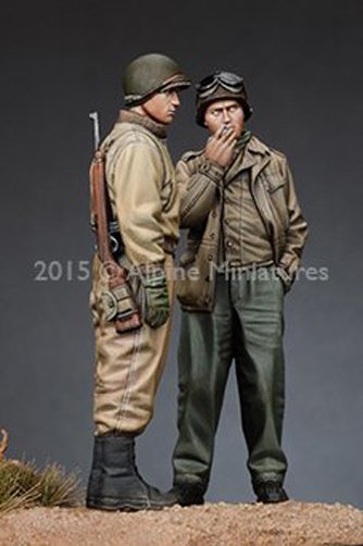 1/35 二战美国坦克乘员组