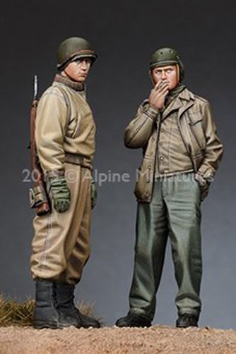 1/35 二战美国坦克乘员组