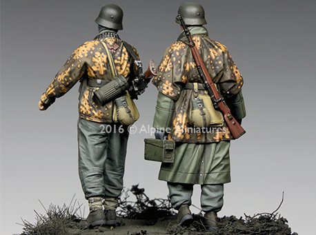 1/35 二战德国党卫军步兵组"汉森战斗群"(2人)