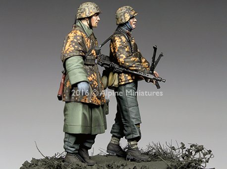 1/35 二战德国党卫军步兵组"汉森战斗群"(2人)