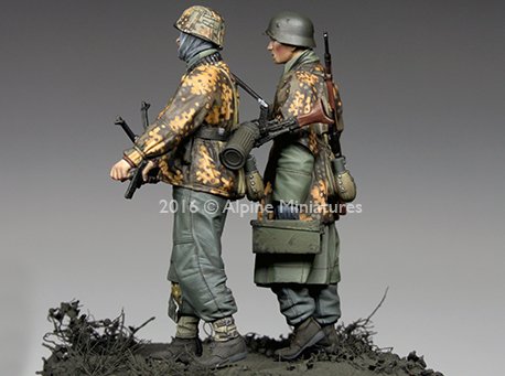 1/35 二战德国党卫军步兵组"汉森战斗群"(2人)