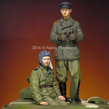 1/35 二战俄罗斯坦克乘员组(2人)