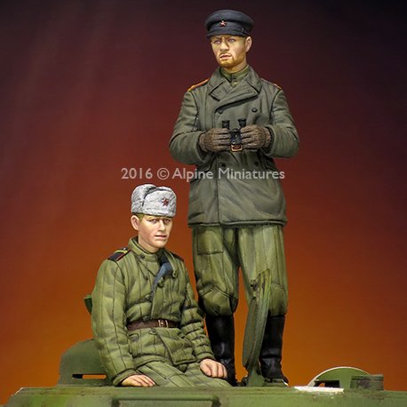 1/35 二战俄罗斯坦克乘员组(2人)