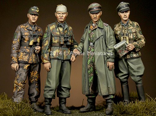 1/35 二战德国诺曼底防守军官组 - 点击图像关闭