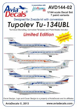 1/144 Tu-134UBL 轰炸机机组训练机 - 点击图像关闭