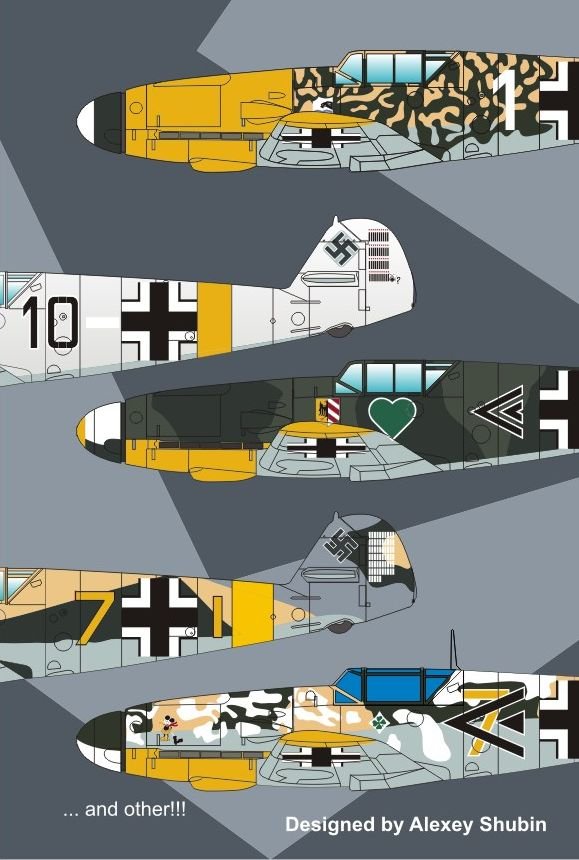 1/48 Bf109F-4 梅塞施米特战斗机"德国空军东部战线" - 点击图像关闭