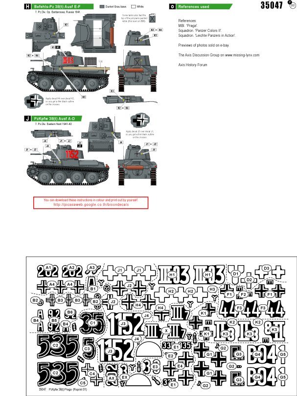 1/35 二战德国 Pz.Kpfw.38(t) Ausf.A-G 轻型坦克