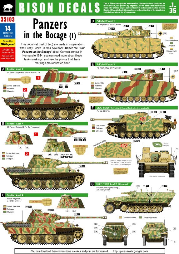 1/35 二战德国坦克战车 "诺曼底战役 1944" (1)