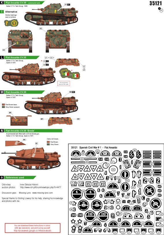 1/35 二战西班牙内战(1) CV.33/CV.35