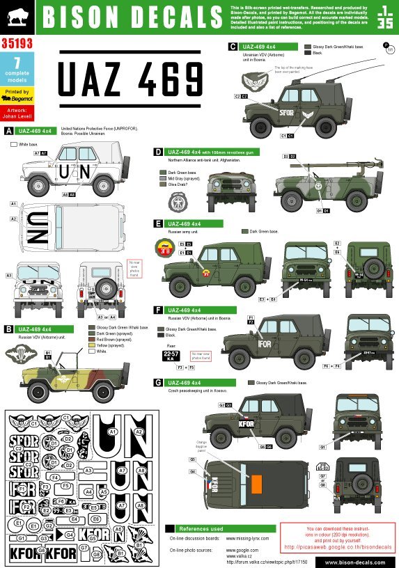 1/35 UAZ-469 四轮全地形吉普车