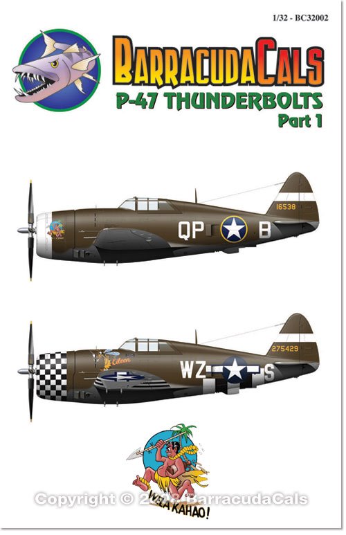 1/32 P-47 雷电战斗机(1) - 点击图像关闭