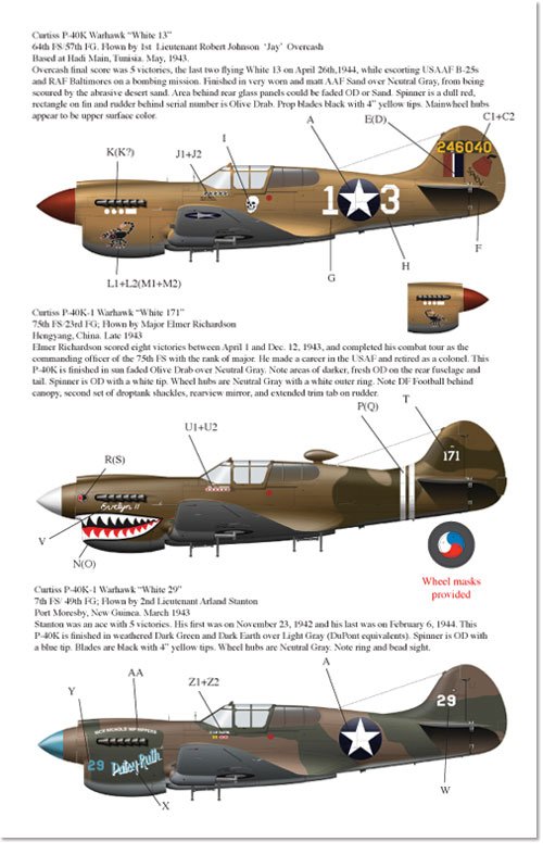 1/32 P-40K 战鹰战斗机(1)