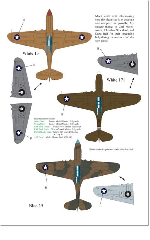 1/32 P-40K 战鹰战斗机(1)