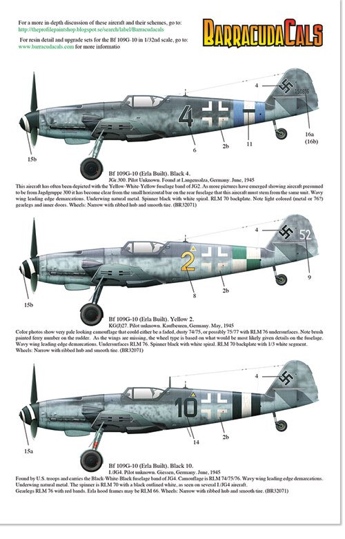 1/32 Bf109G-10 梅塞施米特战斗机(2)