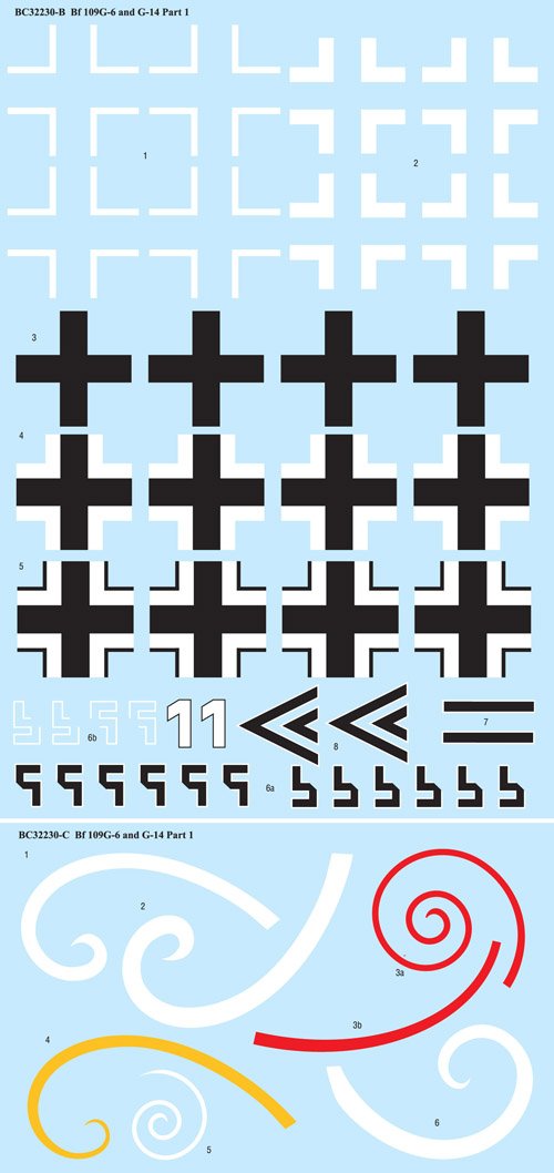 1/32 Bf109G-6~G-14 梅塞施米特战斗机(1)