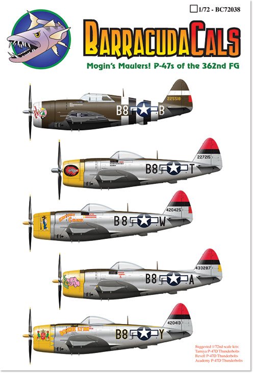 1/48 P-47 雷电战斗机"第362飞行团" - 点击图像关闭