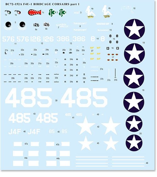 1/72 F4U-1 海盗战斗机(1) - 点击图像关闭