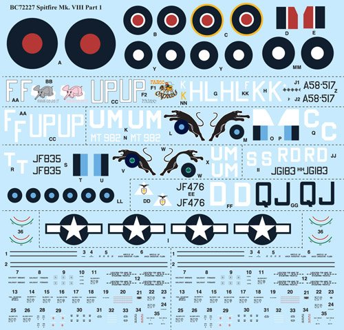 1/72 喷火战斗机Mk.IX型(1) 1/72 喷火战斗机Mk.IX型(1)