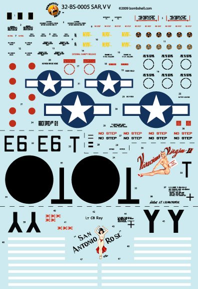 1/32 P-38 闪电战斗机"坏女人"(1)