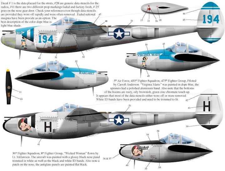 1/48 P-38 闪电战斗机"坏女人"(2)