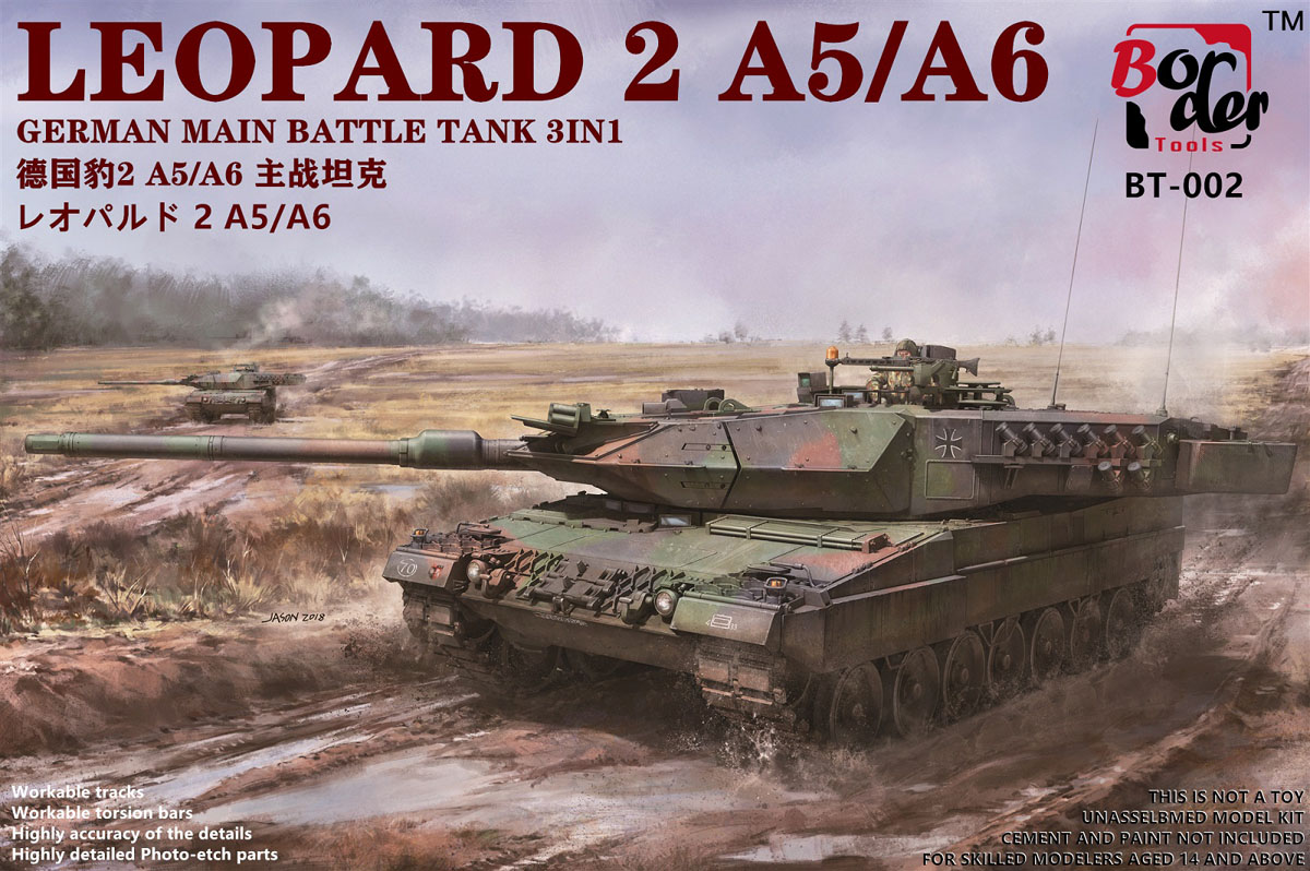 1/35 现代德国豹2A5/A6主战坦克 - 点击图像关闭