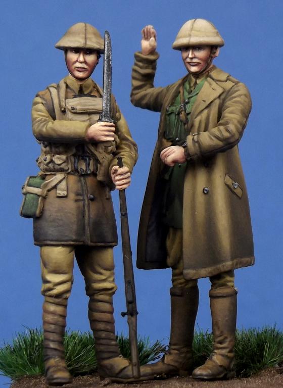 1/35 一战英国军官与士兵