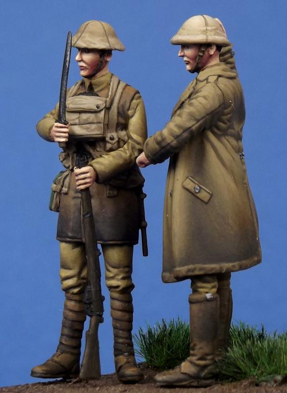 1/35 一战英国军官与士兵