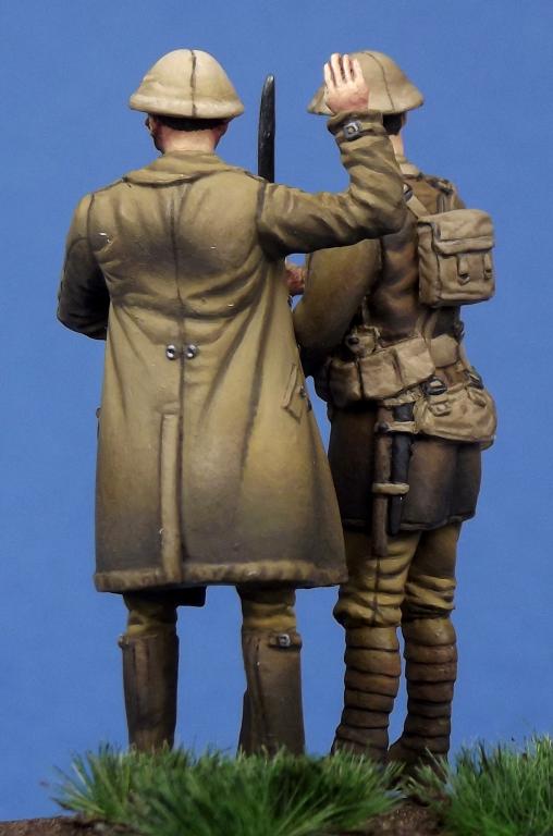 1/35 一战英国军官与士兵